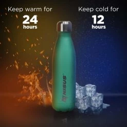 NISUS Twist Top Insulated Water Bottle | 17 Oz | Stainless Steel | CLEARANCE
