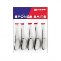 Nisus 3.5 Inch Sponge Bait Fishing Lure, Pack Of 5
