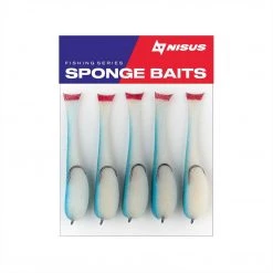 Soft Bait Lure Nisus 3 Inch Sponge Bait Fishing Lure, Pack Of 5