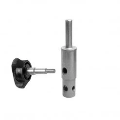 NISUS ICEBERG Premium Ice Auger With Cordless Drill Adapter And 2 Sets Of Blades, Blue For Slush Ice, Red For Regular Ice - COMPOSITE HEAD (5 Foot Drilling Depth) Ice Augers & Bits