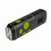HELIOS Flashlights Portable Micro USB Radio Lantern, Green/Orange