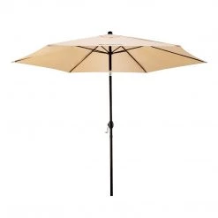 Cheap TONAREX Store 57 NISUS Beach Umbrellas Patio Garden Large Folding Tilting Umbrella, Beige