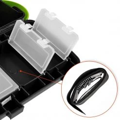 NISUS Ice Fish Boxes & Bait Bucket FishBox 10 Liter SeatBox For Ice Fishing, 2 Compartments