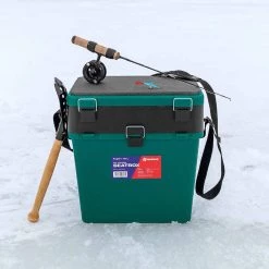NISUS Ice Fishing Bucket Type Box With Seat | 2 Compartments | 5 Gal 27 NISUS Ice Fishing Bucket Type Box With Seat | 2 Compartments | 5 Gal