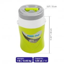 PINNACLE Platino Portable Beverage Cooler Jug For Outdoors And School, 1 Qt