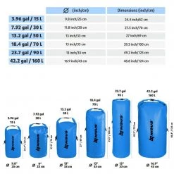 NISUS 30 L Waterproof Compact Dry Bag, Blue Dry Bags