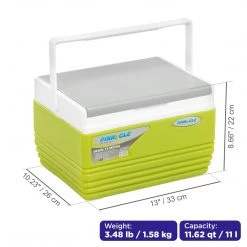 PINNACLE Eskimo Portable Outdoor Ice Chest | Handle | 11 Qt | Four Color Options | CLEARANCE