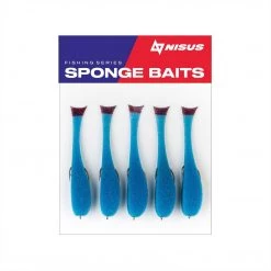 Nisus 3.5 Inch Sponge Fishing Lure, Offset Hook, Pack Of 5 23 Nisus 3.5 Inch Sponge Fishing Lure, Offset Hook, Pack Of 5