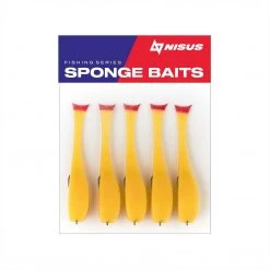 Nisus 4 Inch Sponge Fishing Lure, Offset Hook, Pack Of 5 Soft Bait Lure 14 Nisus 4 Inch Sponge Fishing Lure, Offset Hook, Pack Of 5 Soft Bait Lure