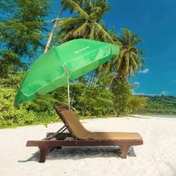NISUS 5, 6 Ft Green Folding Tilting Beach Umbrella With Carry Bag Beach Umbrellas 15 NISUS 5, 6 Ft Green Folding Tilting Beach Umbrella With Carry Bag Beach Umbrellas
