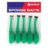 NISUS 5" Sponge Bait With A Double Hook For Predatory Fish, Multi-Colored, 5 Pcs Soft Bait Lure