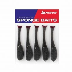 Nisus 4.5 Inch Sponge Bait Fishing Lure, Pack Of 5 Soft Bait Lure 21 Nisus 4.5 Inch Sponge Bait Fishing Lure, Pack Of 5 Soft Bait Lure