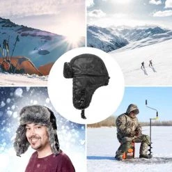 HELIOS Angara Trooper Trapper Hat Russian Ushanka With Ear Flaps 15 HELIOS Angara Trooper Trapper Hat Russian Ushanka With Ear Flaps