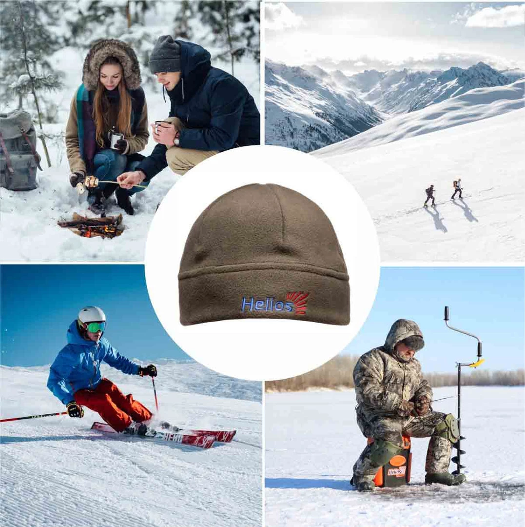 HELIOS Apparel Legion Fleece Hat For Winter And Cold Weather, One Layer 11 HELIOS Apparel Legion Fleece Hat For Winter And Cold Weather, One Layer