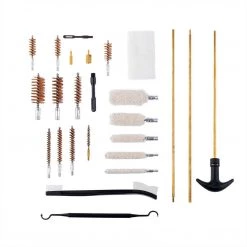 HELIOS Universal Gun Cleaning Kit, 24 Items, Aluminum Case