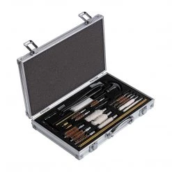 HELIOS Universal Gun Cleaning Kit, 24 Items, Aluminum Case