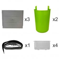 NISUS FishBox Large 5 Gal SeatBox For Ice Fishing Tackle And Gear Ice Fish Boxes & Bait Bucket