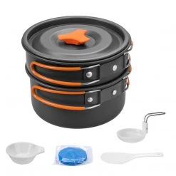 Cheap TONAREX Store 74 CAMPSOR Outdoor Cookware, Camping Cooking Set