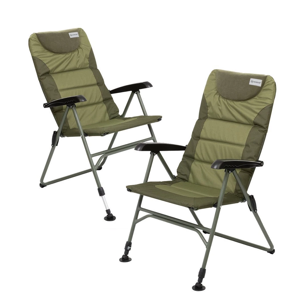 NISUS Set Of Two Steel Carp Fishing Armchairs 3 NISUS Set Of Two Steel Carp Fishing Armchairs