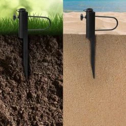 NISUS Heavy Duty Steel Beach Umbrella Sand Anchor Sand Anchors