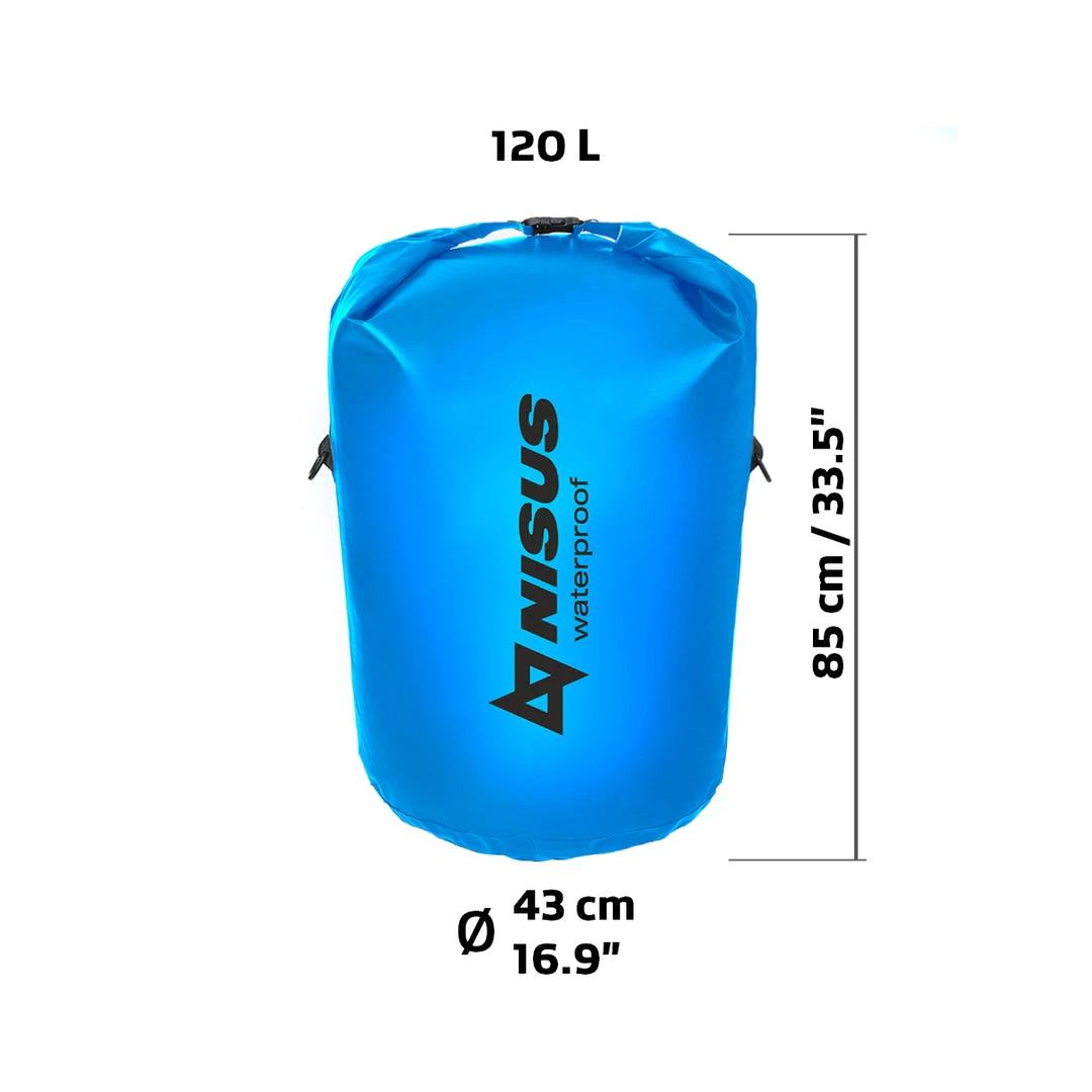 NISUS 120 L Blue Large Waterproof Bag | Dry Bag For Kayaking And Fishing Dry Bags 4 NISUS 120 L Blue Large Waterproof Bag | Dry Bag For Kayaking And Fishing Dry Bags