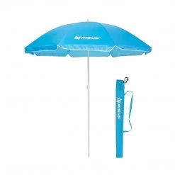 NISUS Beach Umbrellas 4, 5 Ft Blue Folding Beach Umbrella With Carry Bag