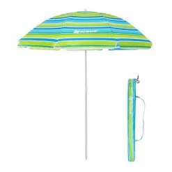 NISUS 4, 5 Ft Sea-Green Folding Beach Umbrella With Carry Bag 21 NISUS 4, 5 Ft Sea-Green Folding Beach Umbrella With Carry Bag