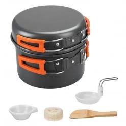 Cheap TONAREX Store 66 CAMPSOR Camp Cookware Compact Outdoor Cooking Set For Camping