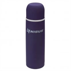 NISUS Portable Insulated Water Flask With Strainer, Purple, 25 Oz