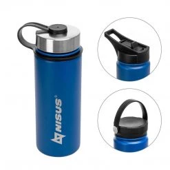 NISUS Insulated Sports Water Bottle | 18 Oz | Stainless Steel | 3 Lid Types | CLEARANCE 44 NISUS Insulated Sports Water Bottle | 18 Oz | Stainless Steel | 3 Lid Types | CLEARANCE