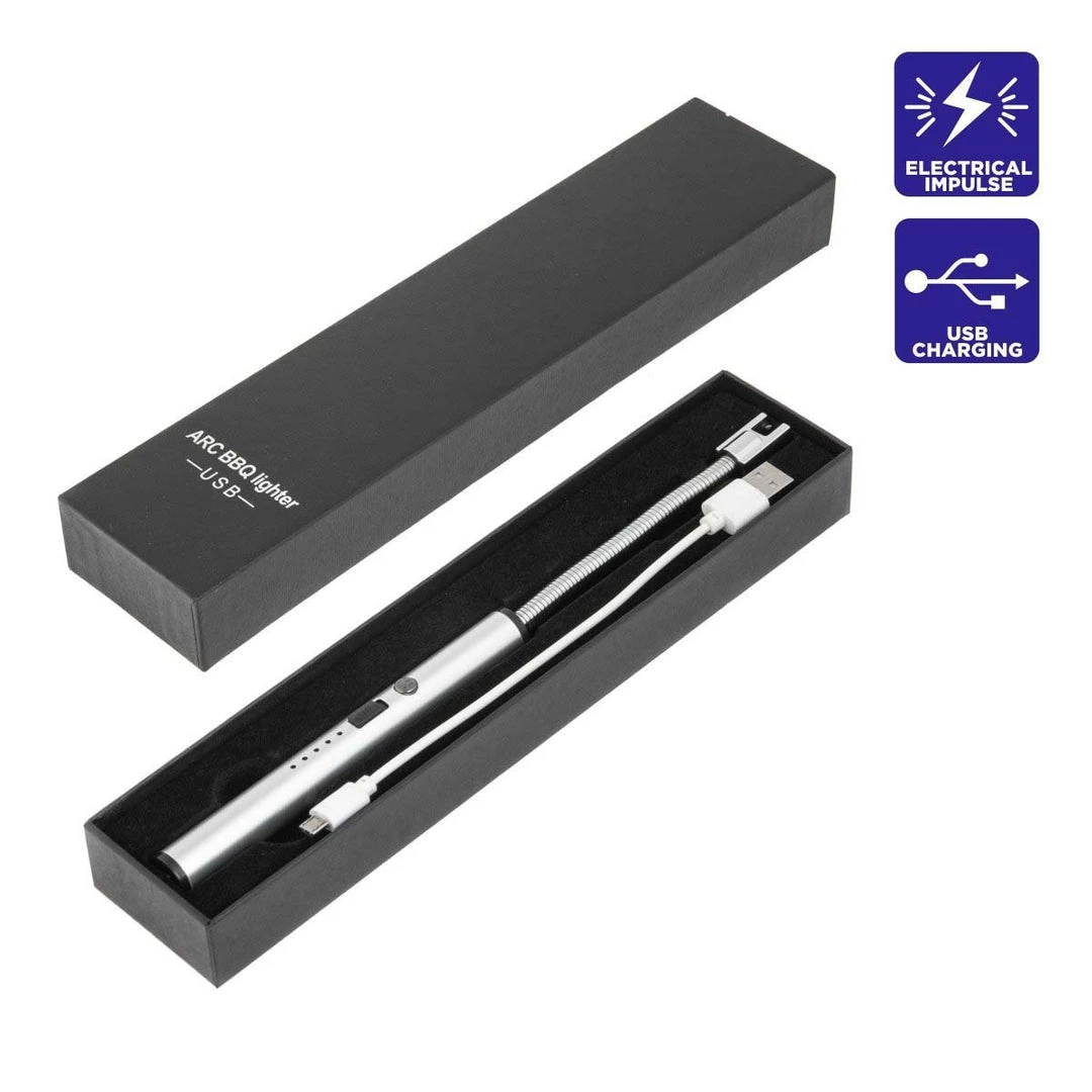 HELIOS USB Rechargeable Wind-Resistant BBQ Long Neck Electric Arc Lighter 7 HELIOS USB Rechargeable Wind-Resistant BBQ Long Neck Electric Arc Lighter