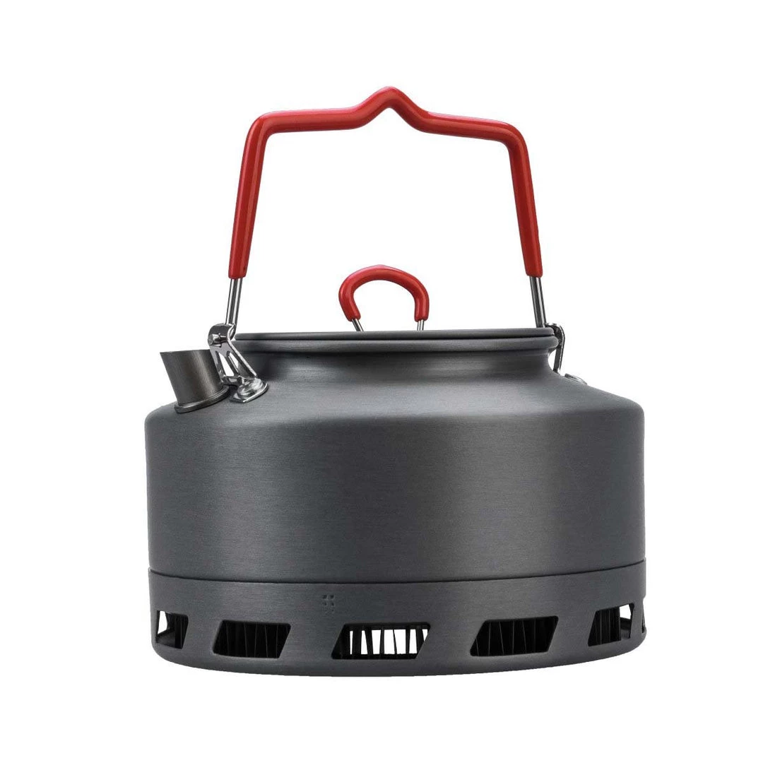 CAMPSOR Compact Outdoor Anodized Aluminum Kettle For Camping With Windscreen Bottom 6 CAMPSOR Compact Outdoor Anodized Aluminum Kettle For Camping With Windscreen Bottom