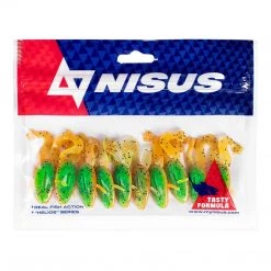 NISUS Frog 2.36" Crankbait Tackle Soft Swimbait Fishing Lures (Multi Colors) 10 Psc
