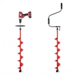 Cheap TONAREX Store 27 TONAR BURAN Professional Ice Fishing Auger With Cordless Drill Adapter