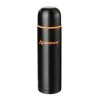 NISUS Big Stainless Steel Vacuum Flask With 2 Lid Cups, 40 Oz, Black 2 NISUS Big Stainless Steel Vacuum Flask With 2 Lid Cups, 40 Oz, Black