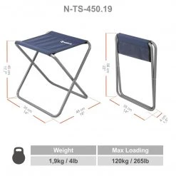 NISUS Folding Outdoor Camping Chair With Steel Frame FISHING CHAIRS