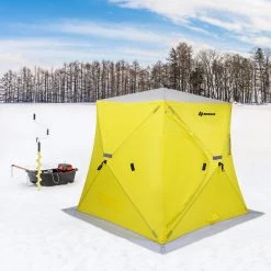 Ice Shelters NISUS 3-Person Prism Series Pop-up Ice Fishing Shelter