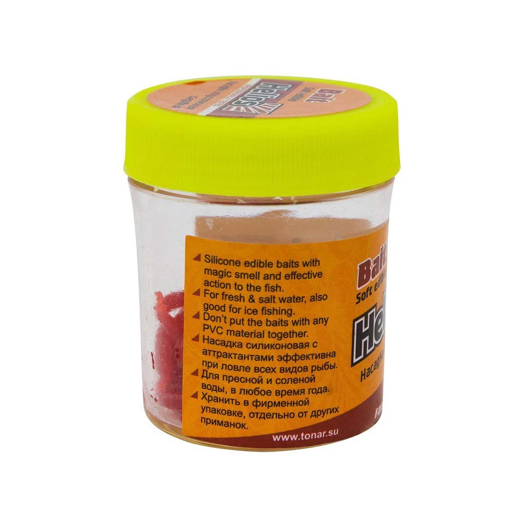 HELIOS Soft Bait Lure Artificial Lure Red Maggot 1.5 Oz 6 HELIOS Soft Bait Lure Artificial Lure Red Maggot 1.5 Oz