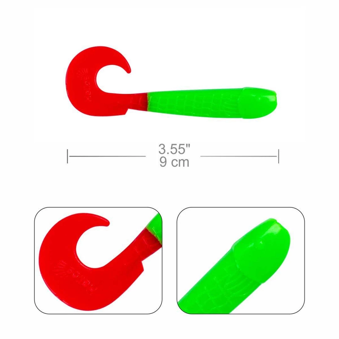 Soft Bait Lure Nisus Long Hybrid Soft Plastic Lure, Grub Fishing, Pack Of 7 4 Soft Bait Lure Nisus Long Hybrid Soft Plastic Lure, Grub Fishing, Pack Of 7