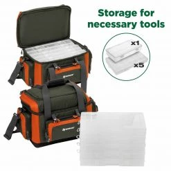 NISUS Tackle Bags Tackle System For Fishing Tackle Storage With Shoulder