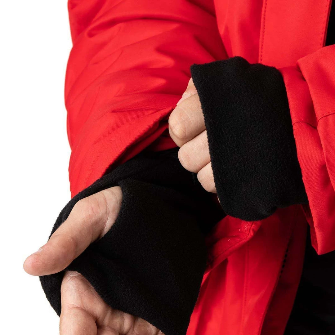 HELIOS Angler Pro Windproof Winter Jacket And Bibs Set For Men, Red Apparel 6 HELIOS Angler Pro Windproof Winter Jacket And Bibs Set For Men, Red Apparel