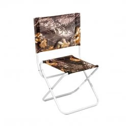 NISUS Camo Print Folding Fishing Chair With Back Support