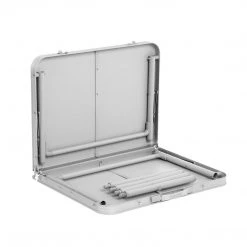 NISUS Camp Tables Folding Outdoor Camping Table | Lightweight Aluminum | Adjustable Height | 3 FT Length | CLEARANCE