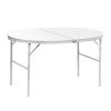 NISUS Folding Outdoor Camping Table | Lightweight Aluminum | Adjustable Height | 4 FT Oval | CLEARANCE Camp Tables