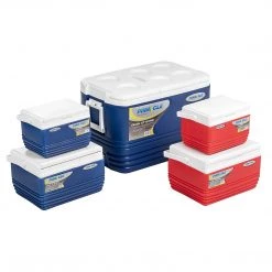 PINNACLE Eskimo Ice Chests Outdoor Set | 5 Pcs | Camping Ice Coolers | CLEARANCE
