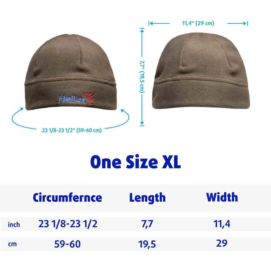 HELIOS Apparel Legion Fleece Hat For Winter And Cold Weather, One Layer 8 HELIOS Apparel Legion Fleece Hat For Winter And Cold Weather, One Layer