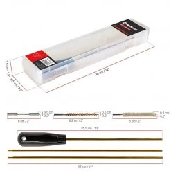 HELIOS Gun Cleaning Kits Gun Cleaning Kit, .22 Caliber, 4 Items, Plastic Case