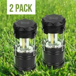 NISUS Pack Of 2 Collapsible Camping Lanterns With Power Bank, Wireless Charger 19 NISUS Pack Of 2 Collapsible Camping Lanterns With Power Bank, Wireless Charger