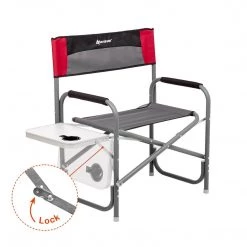 NISUS Folding Aluminum Director's Chair With Side Table - Oversized