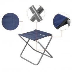 NISUS Durable Compact Folding Blue Steel Tourist Camping Stool 13 NISUS Durable Compact Folding Blue Steel Tourist Camping Stool